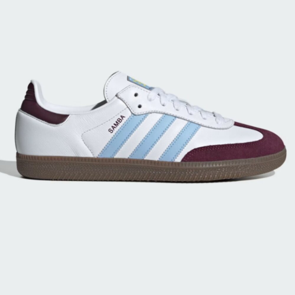 Adidas Samba Aston Villa Villan FC Shoes Women’s 9.5 Mens 8.5